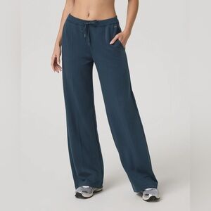 NEW Vuori Compose Wideleg Pant in Ocean Blue